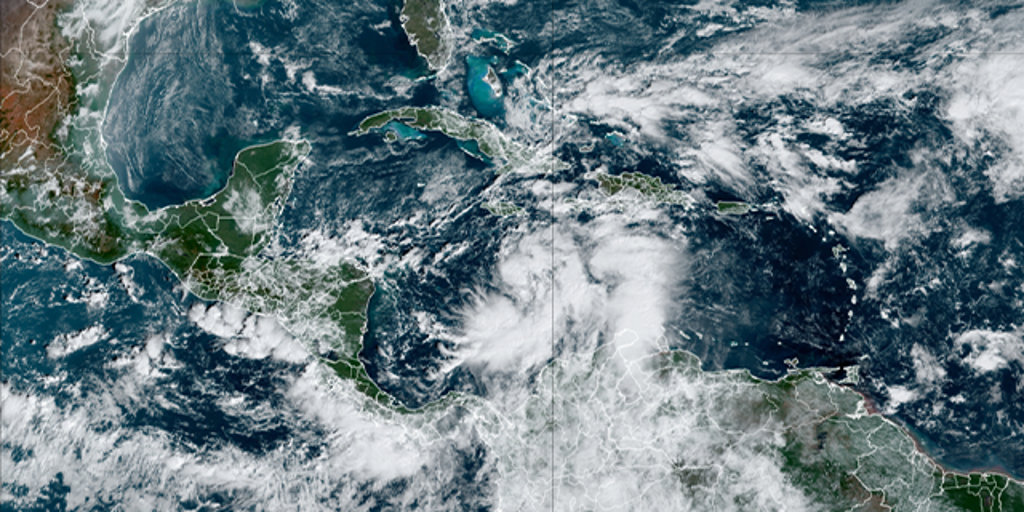 Tropical Depression 18 forms in Caribbean as strengthening into Hurricane Rafael appears likely - Fo